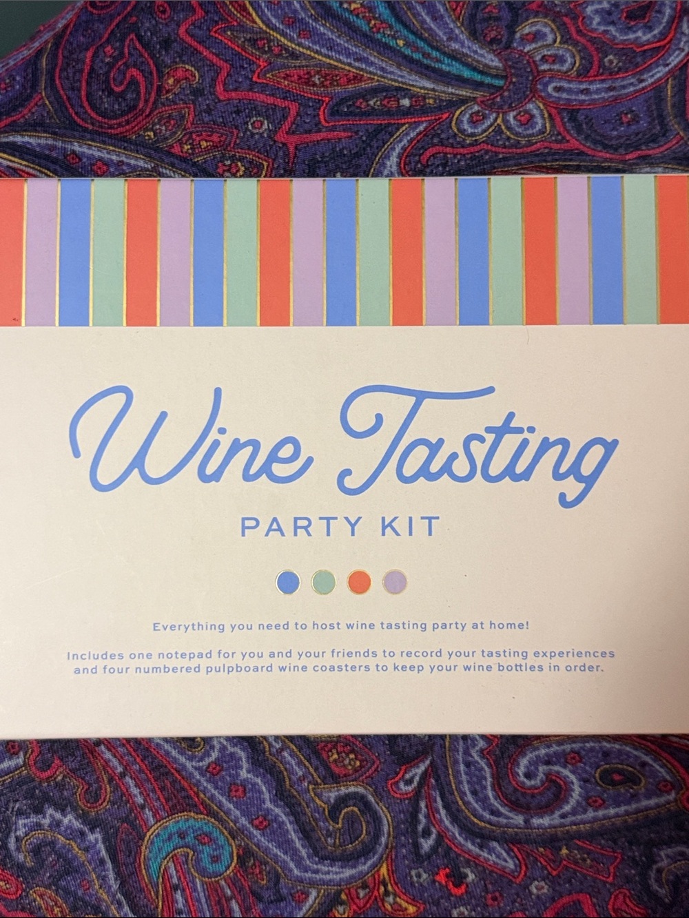 Wine Tasting Party Kit - Pastel Multi-Color